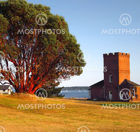 Old Military Building Near Water