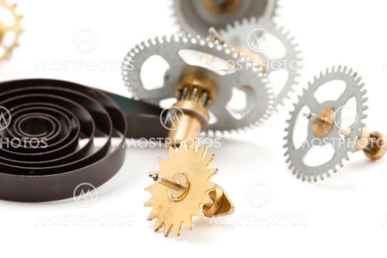Metall clockwork stänga