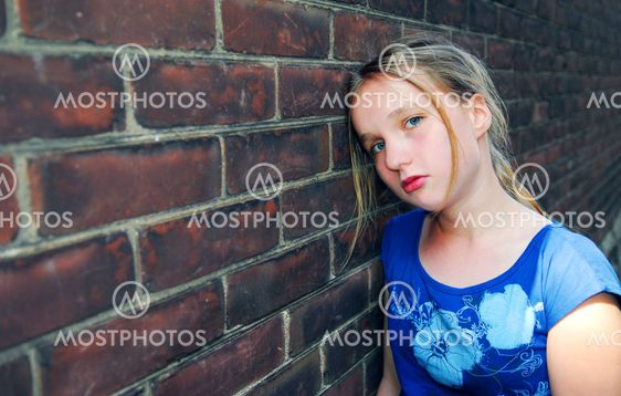 Girl upset
