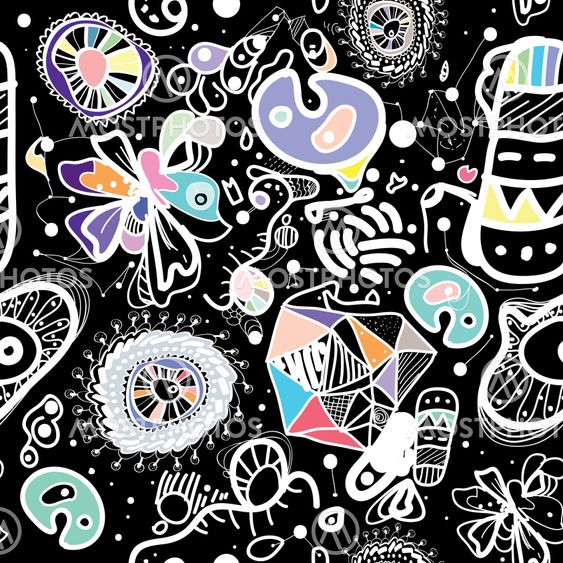 Abstract Seamless Pattern