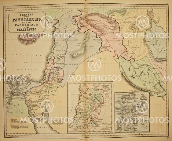 Ancient map of the world . Published by George Philip and son at London 1857 and are not subject to copyright.