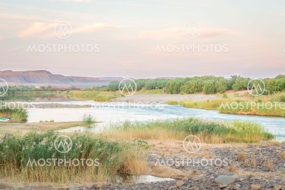 Orange River Namibia and South Africa border
