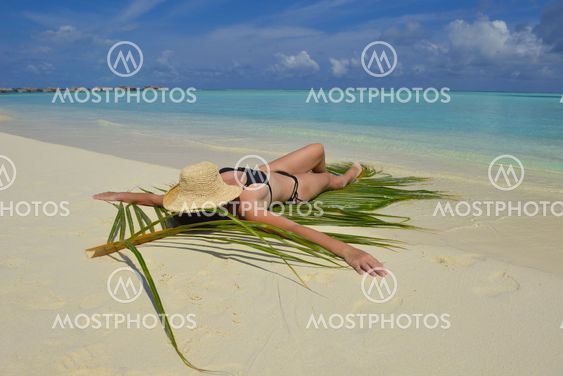 happy woman enjoy summer time