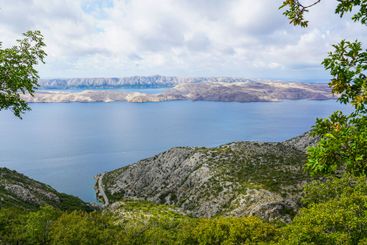 Typical Croatian, Dalmatian Adriatic seaside natural...