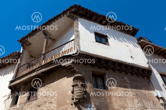 Street of Covarrubias, Burgos, Castilla y Leon, Spain