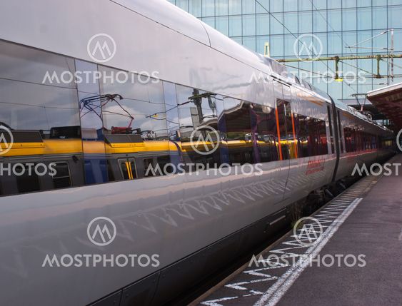 Train Central station in Gothenburg, Sweden