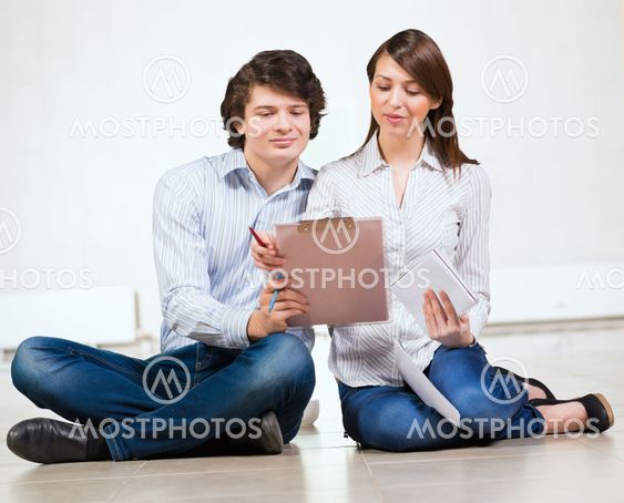 Portrait Of Business People At A Meetin