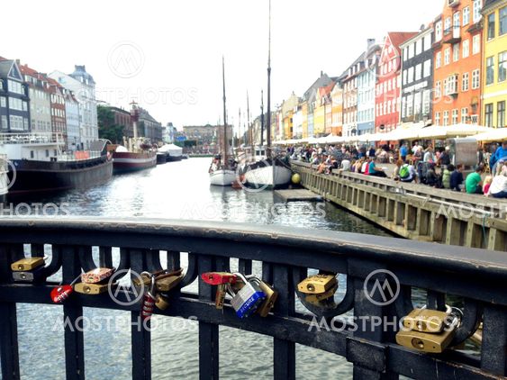 Kärlekslås i Nyhavn