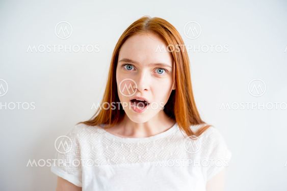 Girl face expressions and emotions
