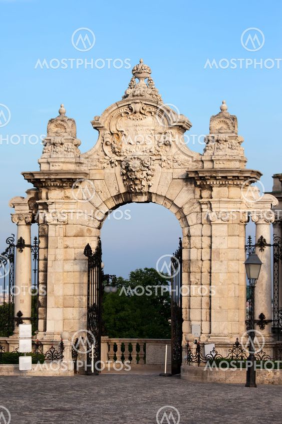 Habsburg Gate in Budapest