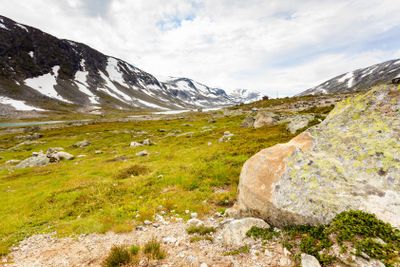 Mountains view from Gamle Strynefjellsvegen Norway