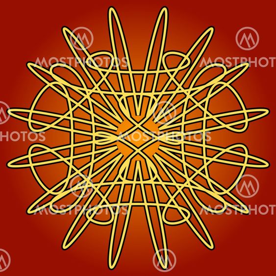 Copper Swirly Whirly Pattern Icon