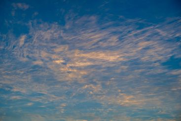 Natural daylight and white clouds floating on blue sky...