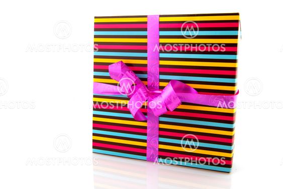 Striped gift