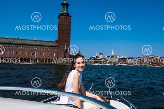 Girl on water