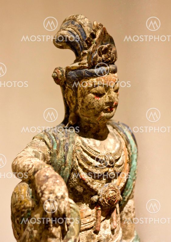 Old statuette of Indian Goddess
