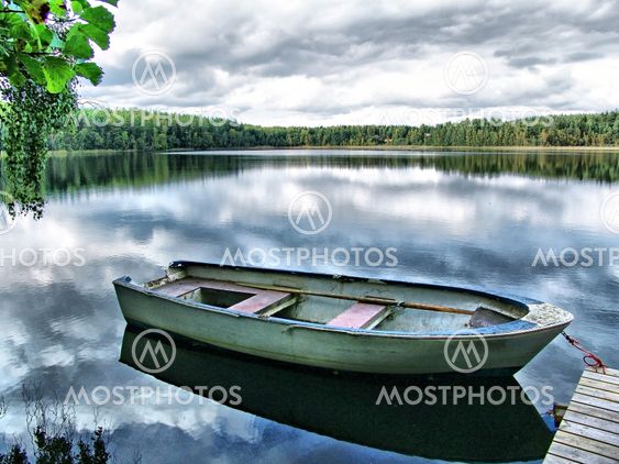 Lake and the boat