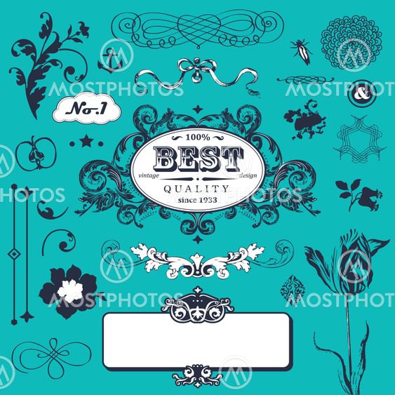 Set of engraving elements