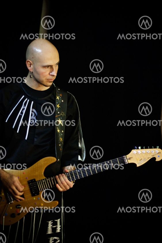 MOSCOW - MARCH 9: Razoom band performs at OTV2 live show on March 9, 2009 in Moscow, Russia