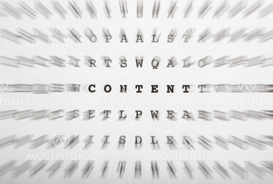 Crossword letters, focus on word content