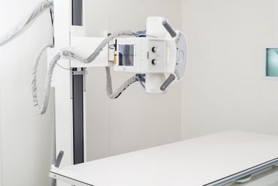 X-ray Machine In Examination Room