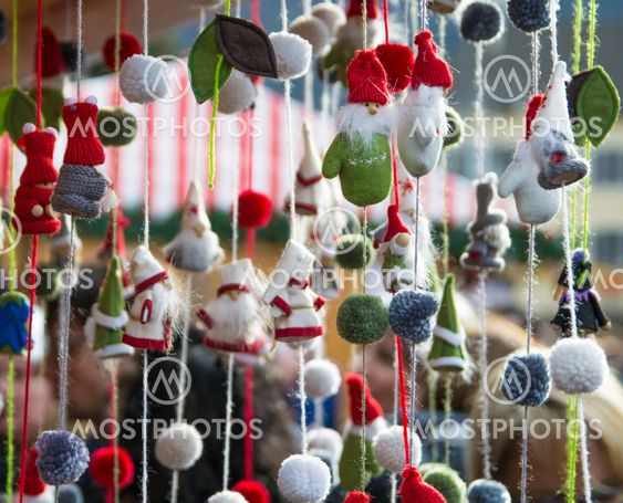 Santa Claus dolls wool