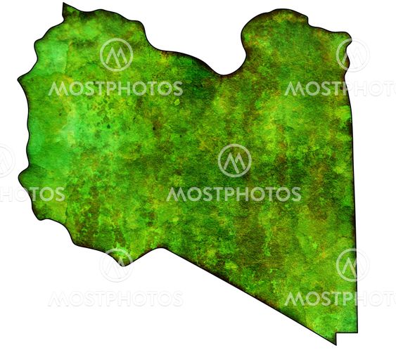 Libyen kort
