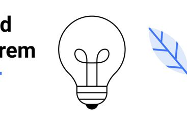 Light bulb, plant branch, and shield with lock...