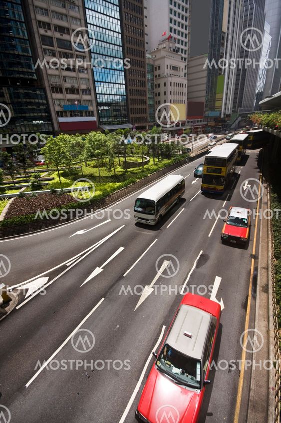 traffic day in hong kong
