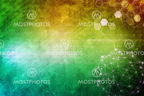 Abstract green and red background