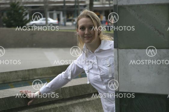 Playful Young Woman
