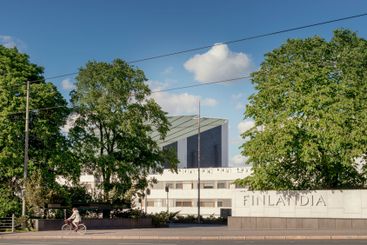 Finlandia Hall in Helsinki, Finland