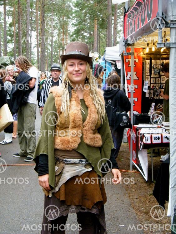 A festival attendees