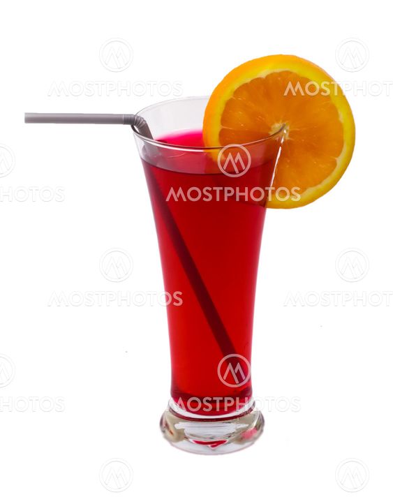fresh cranberry and orange drink
