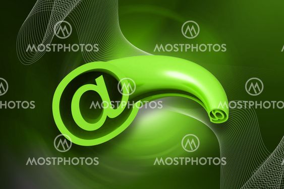 Green business symbol