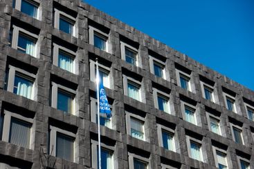 Swedish central bank Sveriges Riksbank building