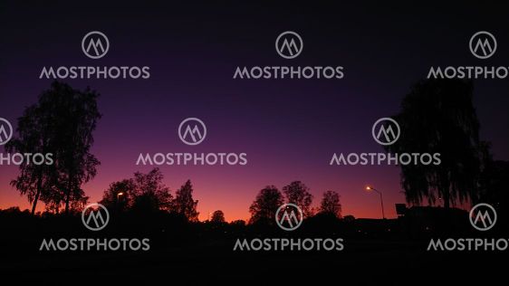 Dark sunset