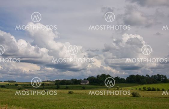 Lithuania summer land sky horizon