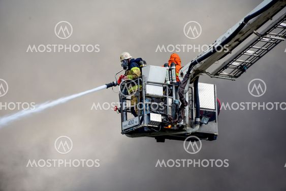 Brand i en gymnastikhall