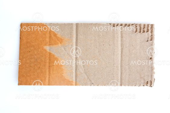 Brown corrugated cardboard sheet background