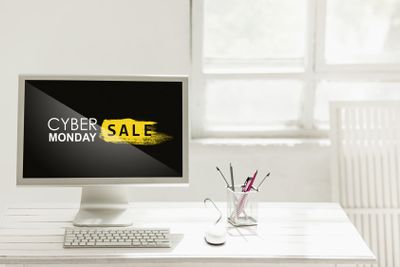 Cyber monday sale concept