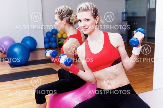 Girl on the training