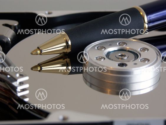 details of an internal computer hard drive