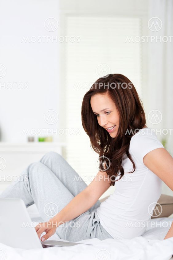 Woman with laptop
