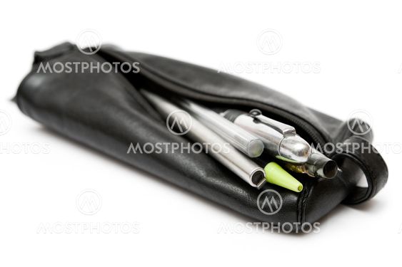 Leather Pencil Bag