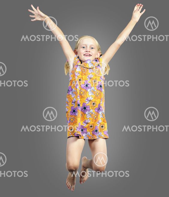 girl jumping