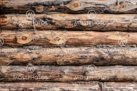 wooden timbered wall