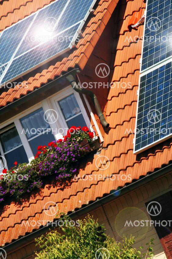 Housetop with solar