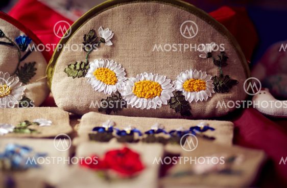 Tissue bag of handwork.