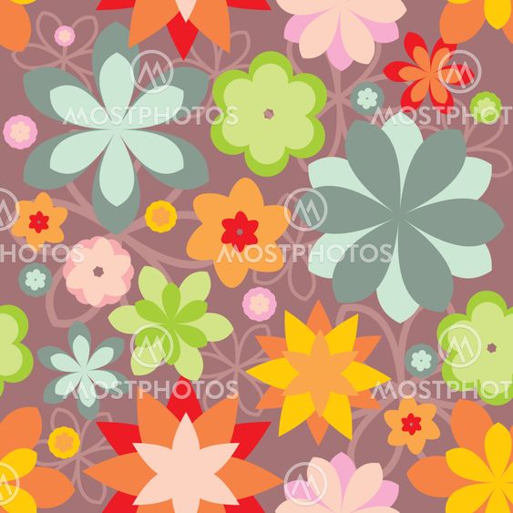seamless floral background